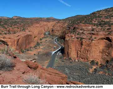 long canyon off burr trail