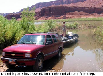 Launch ramp at Hite