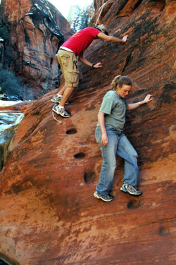 Red Cliffs Recreation Area Hikers