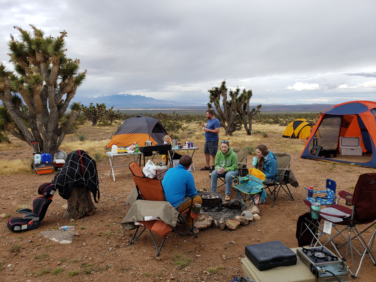 mojave camping