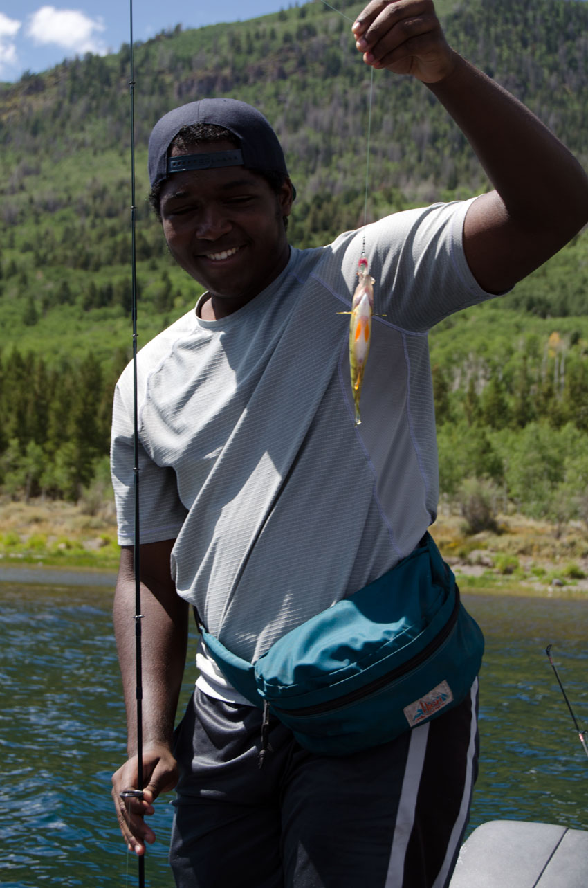 fish lake perch fisherman