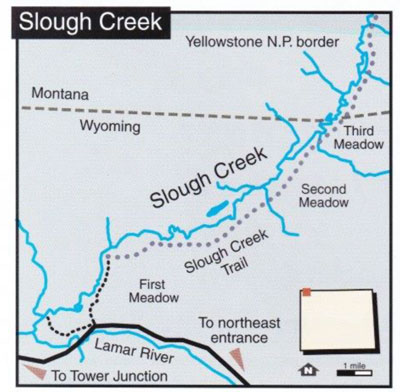 slough creek map
