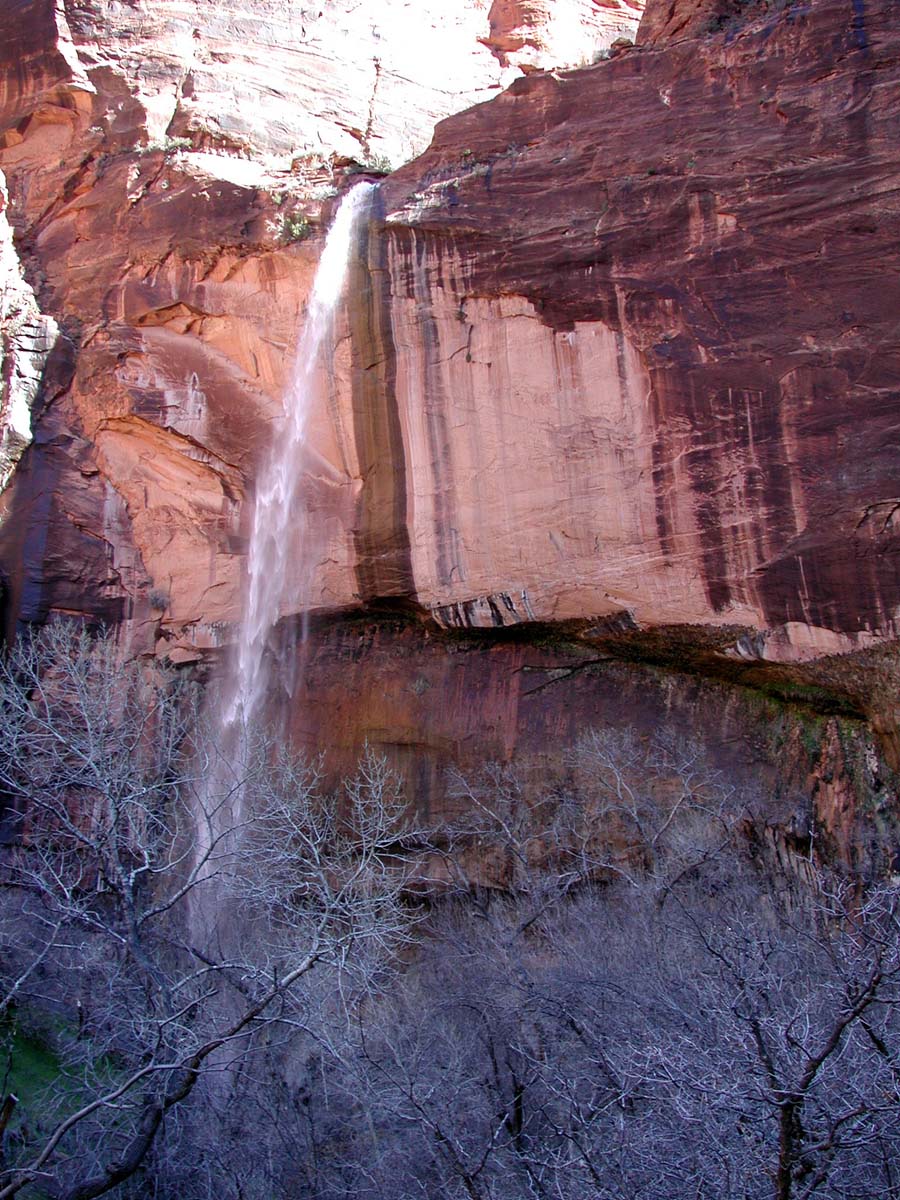 weeping rock waterfall