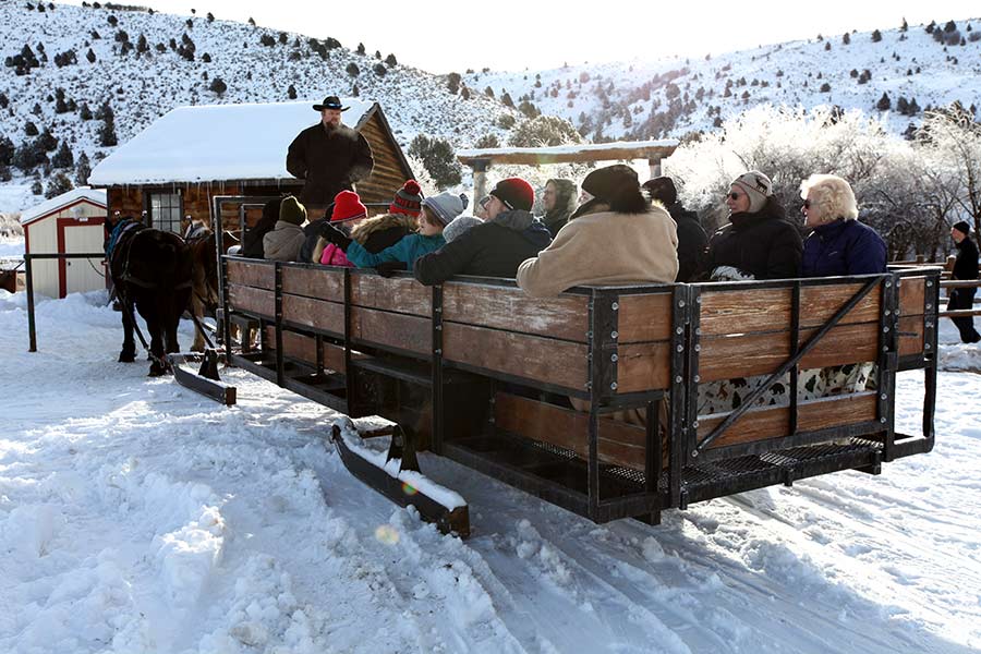hardware ranch sleigh ride