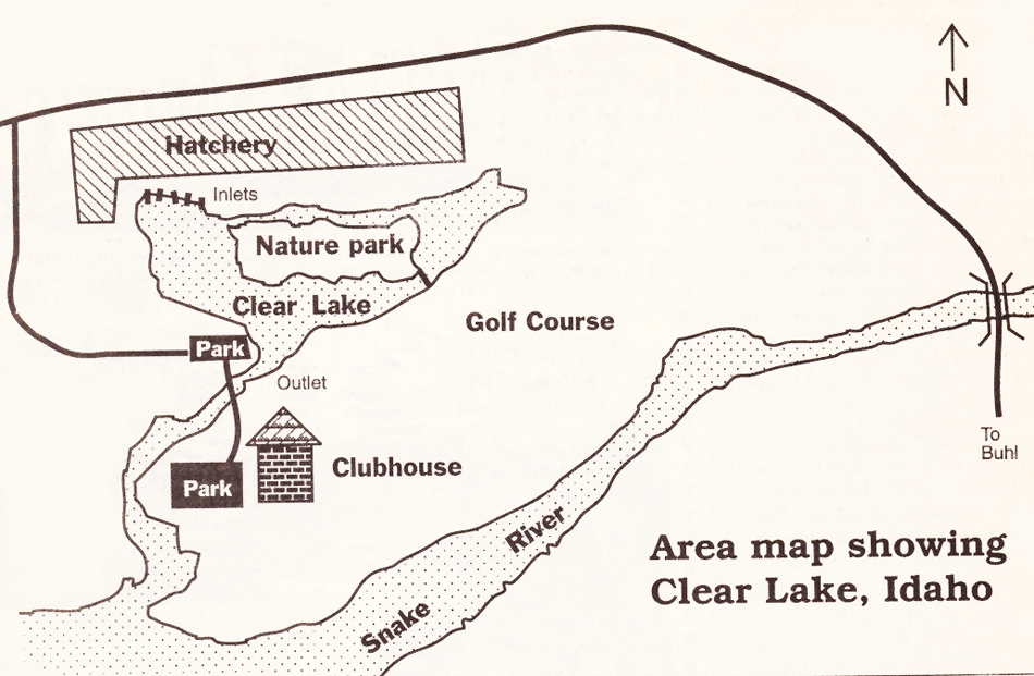 clear lake idaho map