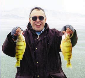 Utah waterbodies with great ice fishing for yellow perch