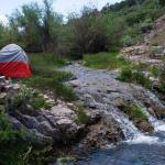Camping By The Waterfall - Holt Canyon